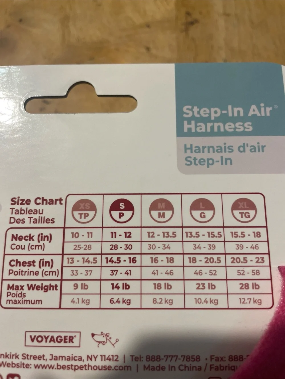 New Voyager Step-In Air Dog Harness - Pink